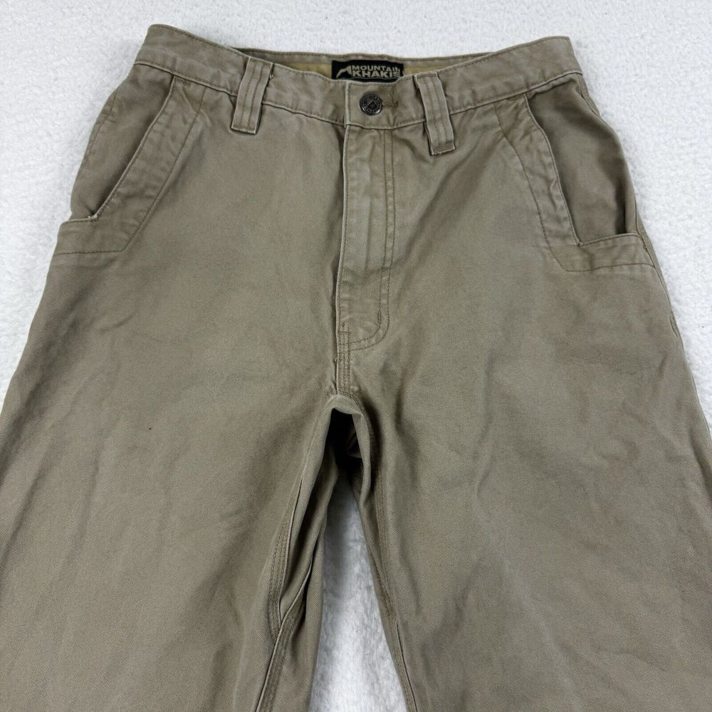 Mountain‎ Khakis Pants Men's 27x31* Beige Army Duck Canvas Classic Tan Outdoors
